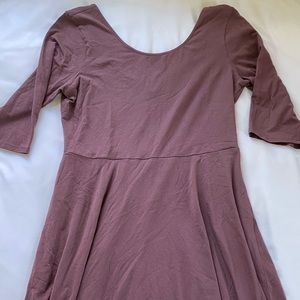 3/4 sleeve skater dress